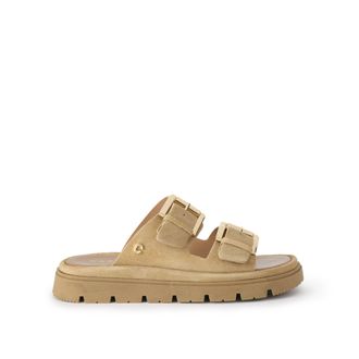 Carvela Womens Suede Pavilion Sandals - Taupe - Size UK 8