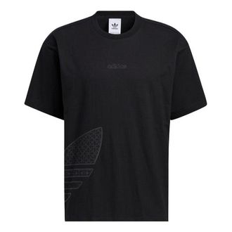 adidas originals CNY Sports Round Neck Short Sleeve Black T-Shirt HC0574