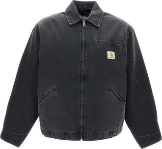 Carhartt Work in Progress OG Detroit Jacket - Heren - Zomerjassen - Zwart - XL - Katoen - Jassen