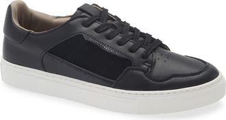 AllSaints Alton Low Top Sneaker in Black/White at Nordstrom Rack, Size 12