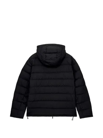 Emporio Armani Hooded Short Down Jacket - Black