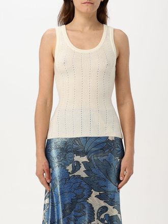 Etro Geribbelde Gebreide Mouwloze Top