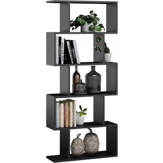 OEM Estanter&iacute;a Moderna De Libros Bask Negra