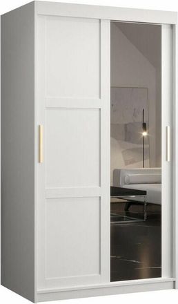 Mirjan24 Mobilier1 - Armario Ferfere 103, Blanco, 200x100x62cm, Puertas De Armario: Correderas, N&uacute;mero De Estantes: 0