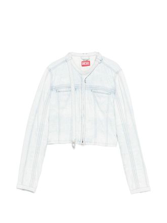 Diesel Womens Coats Clear Blue