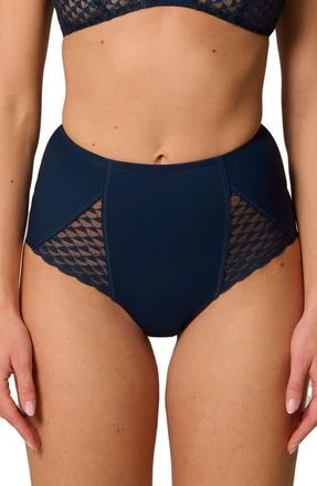 Simone P&eacute;r&egrave;le Subtile Control Briefs in Midnight at Nordstrom, Size Xx-Large