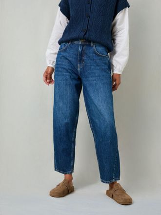 Fat Face FatFace Camber Denim Vintage Ankle Grazer Barrel Jean