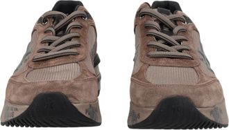 Premiata Moerun Layered Chunky Calfskin Sneakers