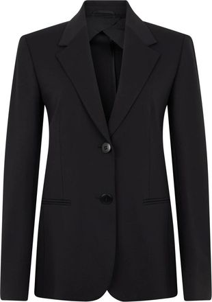 Max Mara Jassen, Dames, Zwart, XS, Leer, Mstfalesia Blazer
