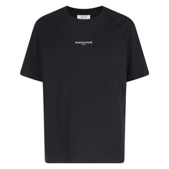 Maison Kitsun&eacute; Tops, Heren, Zwart, M, Comfort T-Shirt
