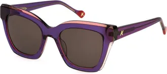 Yalea SYA142 CAROLINE 09DB Womens Sunglasses Purple Size 52