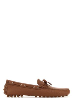 Prada Brown Leather Loafers