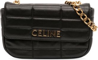 Celine Pre-owned Celine Matelasse Goatskin Monochrome Chain Shoulder Bag Ladies RL3PKF16EZ5OMZOP
