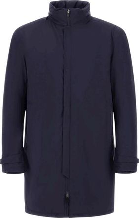 Herno Down Jacket - Heren - Regenjassen - Blauw - 3XL - Leer - Jassen