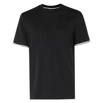 HUGO BOSS Hombre, Camisetas, Negro, Talla: 4XL