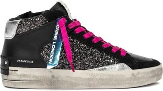 Crime London Schoenen, Dames, Zwart, 38 EU, Katoen, Sofisticada Sneaker