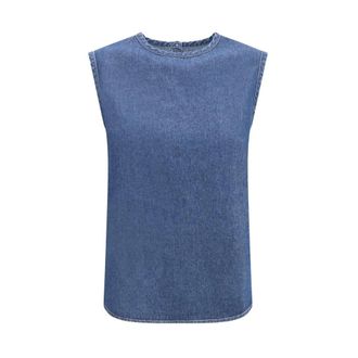 Deperlu Donna, Top, Blu, S, new