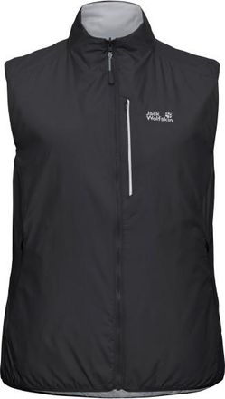 Jack Wolfskin Trail Light Insulation 2in1 Vest Kunstfasergilet f&uuml;r Damen | schwarz/grau