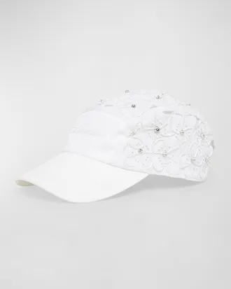 Dolce & Gabbana Embroidered Floral Baseball Hat