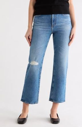 AG - Adriano Goldschmied Rhett High Waist Straight Leg Jeans in 18 Years Poplar at Nordstrom Rack, Size 26