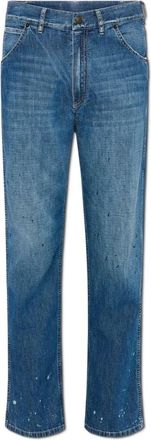 Maison Margiela Jeans met vintage-effect - Heren - Jeans - Blauw - Maat: W33 Katoen