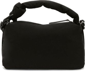 J.W.Anderson JWA Puffy Corner tote bag - women - Polyester/Bamboo/Spandex/Elastane/Acrylonitrile Butadiene Styrene (ABS)/Cotton/Zamak - OS - Black