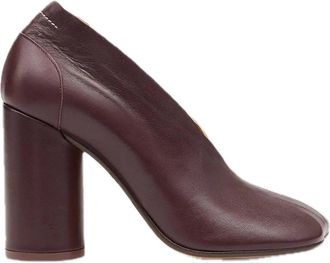Maison Margiela Anatomic Court Pump - Dames - Pumps - Bruin - 37 EU - Leer - Schoenen