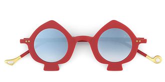 Eyepetizer Ventidue C.W-27F Mens Sunglasses Red Size 48