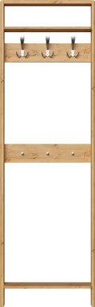 HOME AFFAIRE Garderobenpaneel »Luven« FSC zertifiziertes Massivholz