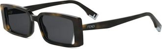Fendi unisex, Accessoires, Bruin, Maat: 53 MM Leer