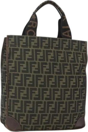 Fendi Pre-owned Tote Bags, female, Multicolor, Size: ONE SIZE Pre-owned Canvas Tote Bag