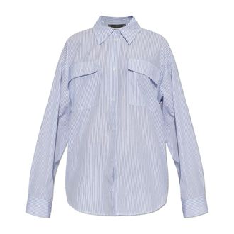 Akep Oversie Shirt - - Blouses & Shirts - Donna - Blu - S