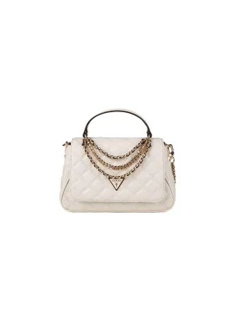 Guess Womens Crossbody Bag Off White Polyurethane - Crossbody-Bags