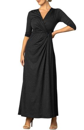 Kiyonna Romanced by Moonlight Evening Gown in Midnight Star at Nordstrom, Size X-Small