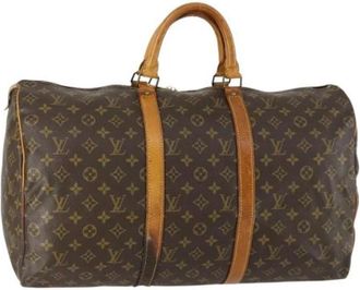 Louis Vuitton Pre-owned Weekendtas - Dames - Vintage Weekendtas - Bruin - ONE Size - Vintage