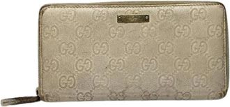 Gucci Pre-owned Wallets, female, Beige, Size: ONE SIZE Pre-owned Vintage Wallet