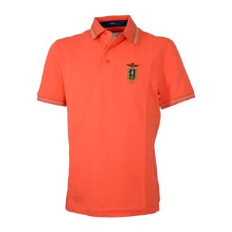 Aeronautica Aeronautica Militare, Polo Shirts, male, Orange, Size: 2XL Polo Frecce Tricolori 261Po1914Up00403
