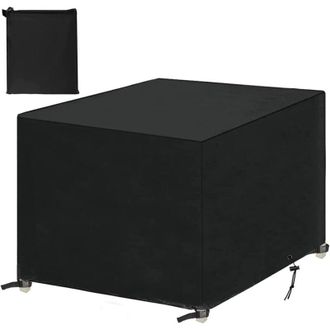 OEM Fundas Para Muebles De Jard&iacute;n, Funda Para Mesa De Exterior, Tejido Oxford 420d Impermeable, Resistente A Los Rayos Uv Y Al Viento, Cuadrada De 140x140