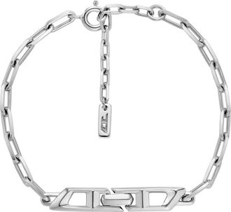 Diesel Iconic D bracelet - unisex - Sterling Silver - One Size