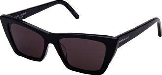 Saint Laurent Womens Sunglasses Sl276 Mica Black-Grey Acetate Black-Black-Grey Black/black/grey