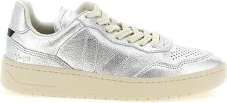 Veja V-90 Leather Sneakers - Dames - Sneakers - Grijs - 39 EU - Leer - Schoenen