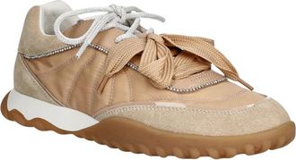 Pinko Gea 02 Sneaker - Dames - Sneakers - Bruin - 37 EU - Leer - Schoenen