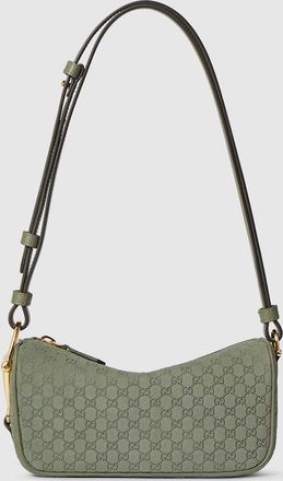 Gucci Half Horsebit Mini Bag, Green, Leather