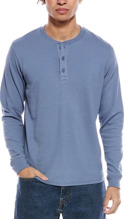 James Campbell Waffle Henley Shirt