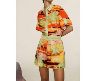 Alemais Palm Island Short In Multi