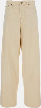 Haikure Light Brown Loose-fit Jeans