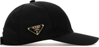 Prada Womens Black Re-Nylon Baseball Cap Nero1 Cappelli E Fasce Per Capelli Hat