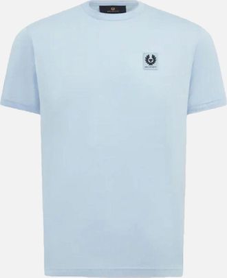 Belstaff Mens Belstaff T-Shirt Sky Blue - Size: 44