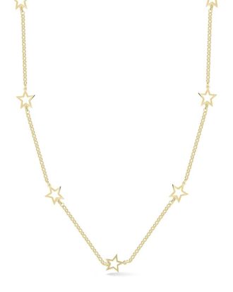 Sphera Milano 14K Over Silver Star Choker Necklace