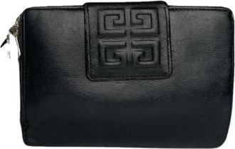 Givenchy Pre-owned Leren Portemonnee - Dames - Vintage Accessoires - Zwart - ONE Size - Leer - Vintage
